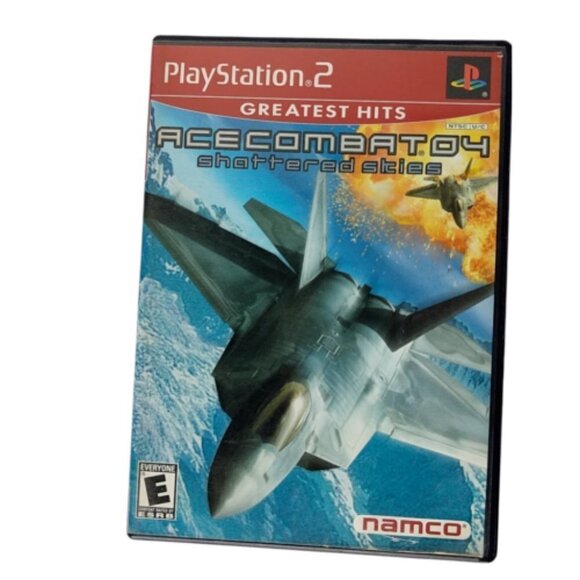 Ace Combat 04: Shattered Skies (Sony PlayStation 2, 2001) Game, Manual and Case - Picture 1 of 3